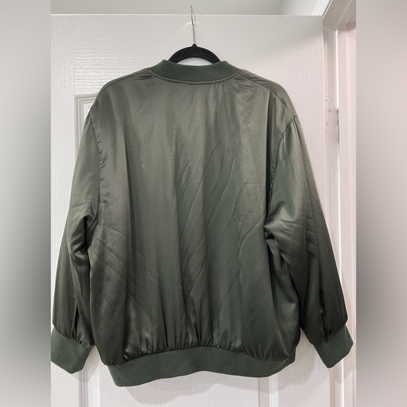Zara-Green Bomber Jacket - Picture 2 of 3